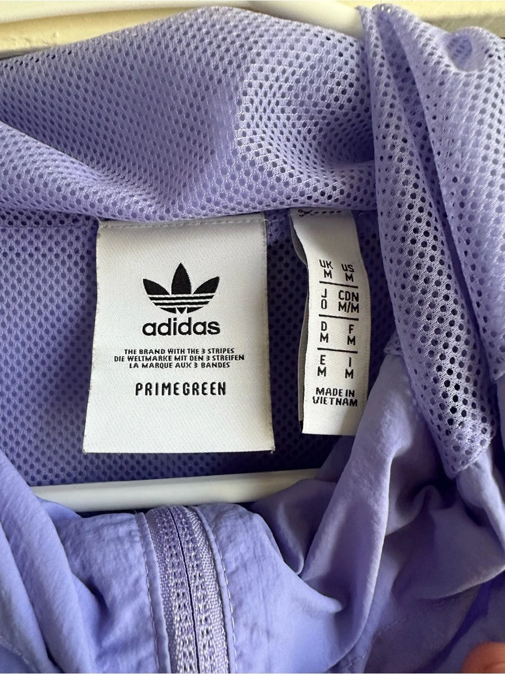 Adidas Originals Tricolor Logo Windbreaker